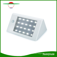 20 LED 350lm Energía Solar PIR Sensor de Movimiento Lámpara de Pared Jardín Luz Super Brillante IP65 Impermeable Lámpara de Seguridad